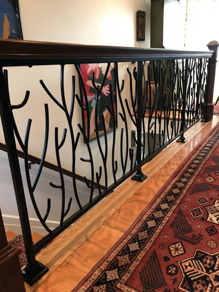 Decorative handrails fabricated by Jay's MetalCrafting in Whitehall