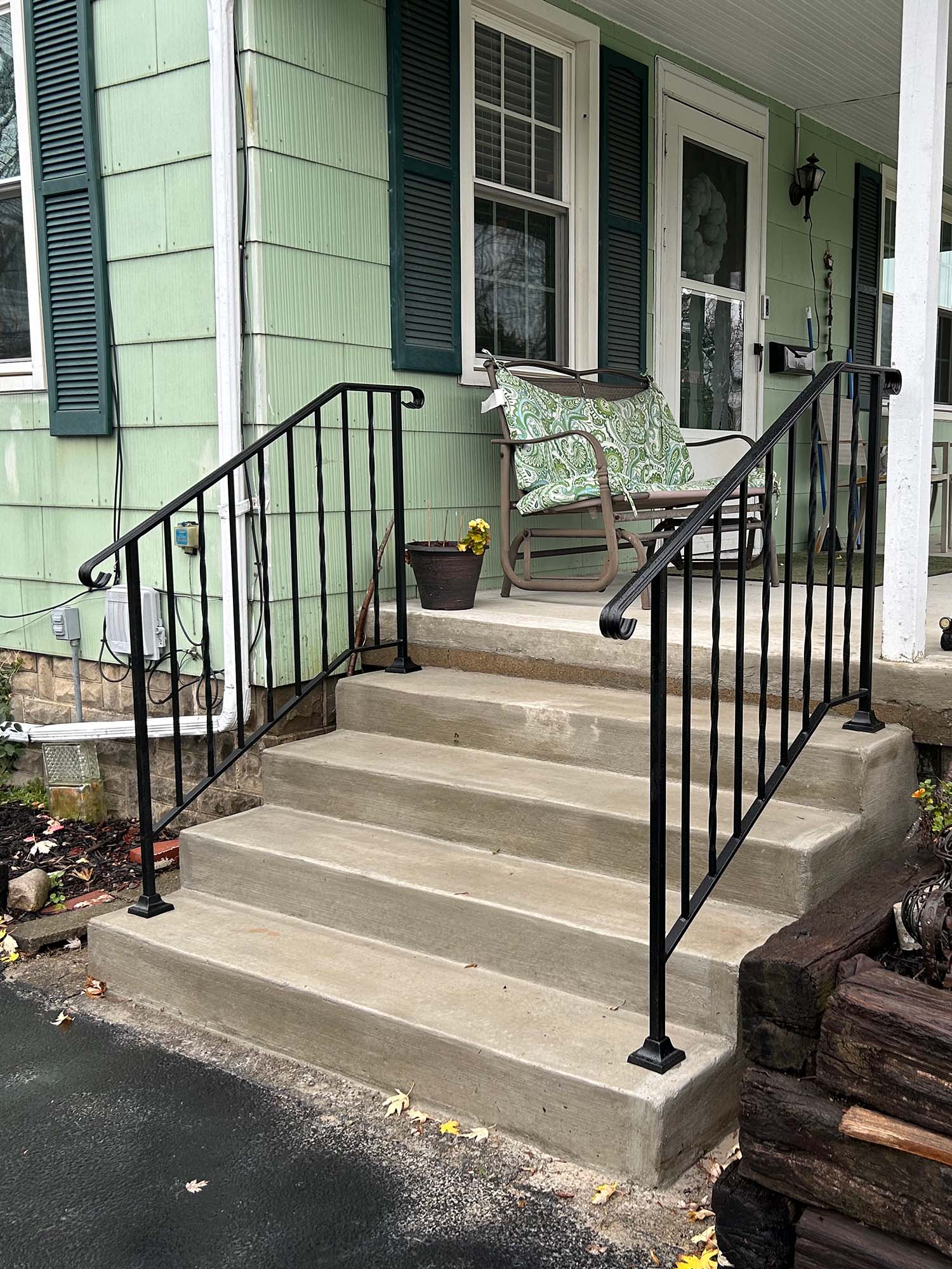 Victorian style handrails by Jay's MetalCrafting
